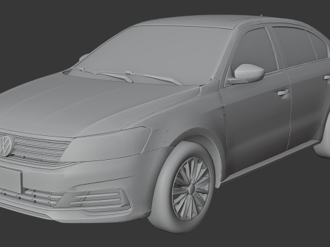 Volkswagen Lavida 3D Print Model