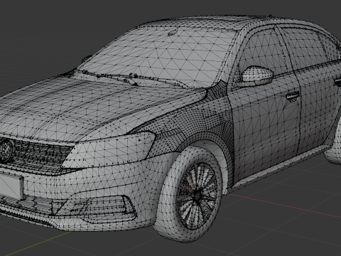 Volkswagen Lavida 3D Print Model