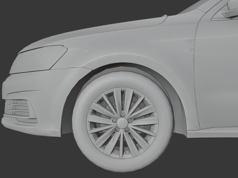 Volkswagen Lavida 3D Print Model