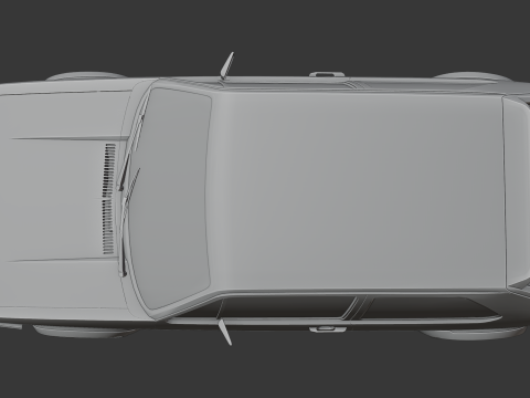 Volkswagen Golf mk1 3D Print Model