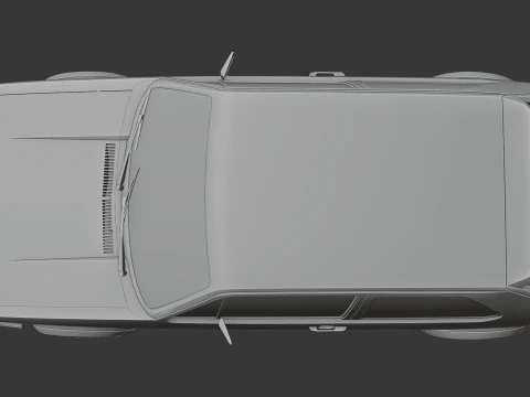 Volkswagen Golf mk1 3D Print Model