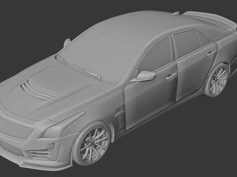 Cadillac CTS-V Modelo de impresión 3D