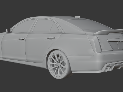 Cadillac CTS-V 3D Принт Модель