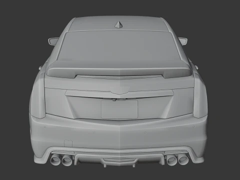 Cadillac CTS-V 3D Print Model