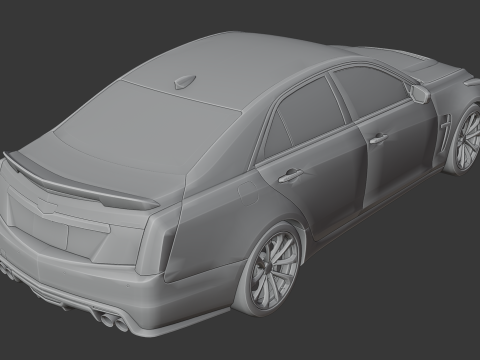 Cadillac CTS-V 3D Принт Модель
