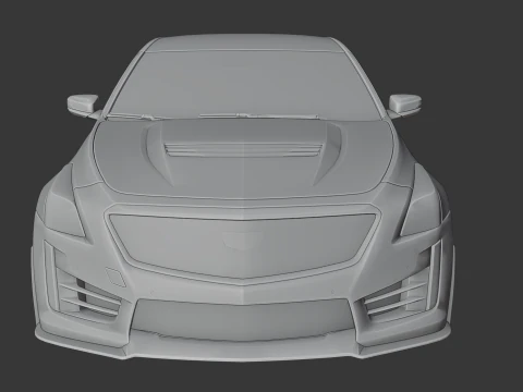 Cadillac CTS-V 3D Print Model