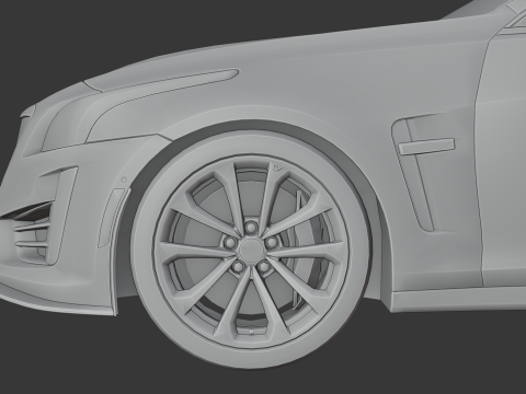 Cadillac CTS-V 3D Принт Модель