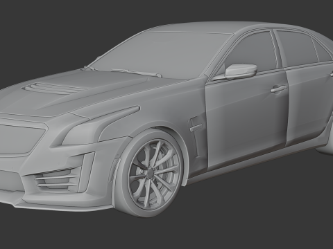 Cadillac CTS-V 3D Принт Модель