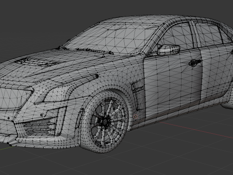 Cadillac CTS-V 3D Принт Модель