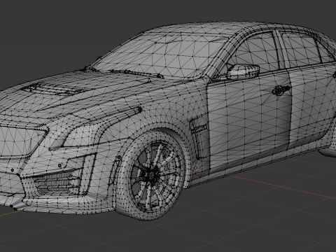Cadillac CTS-V 3D Print Model