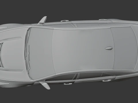 Cadillac CTS-V 3D Print Model