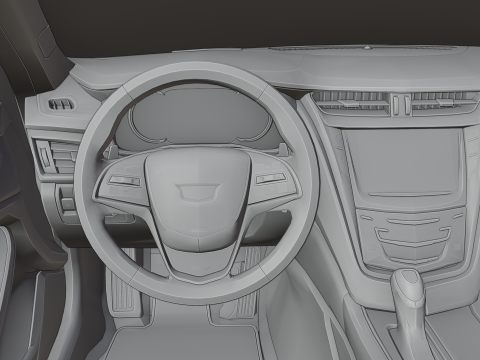 Cadillac CTS-V 3D Принт Модель