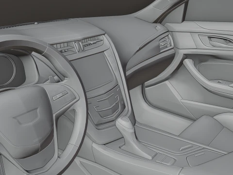 Cadillac CTS-V 3D Print Model