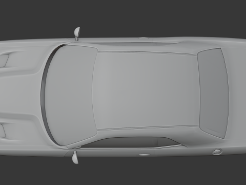 Dodge Challenger SRT Modelo de Impressão 3D