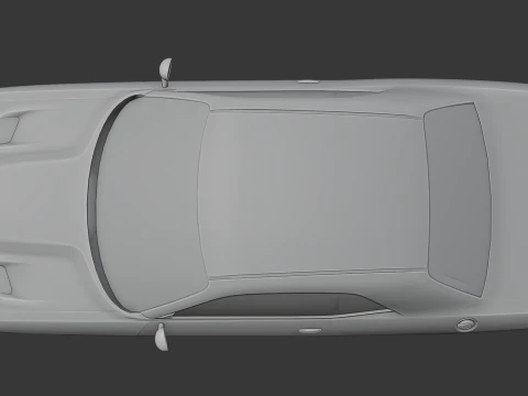 Dodge Challenger SRT 3D Print Model