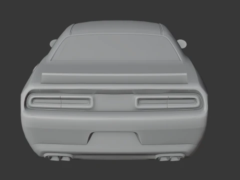 Dodge Challenger SRT 3D Print Model