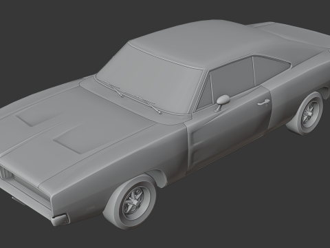 Dodge Charger RT 3D Принт Модель