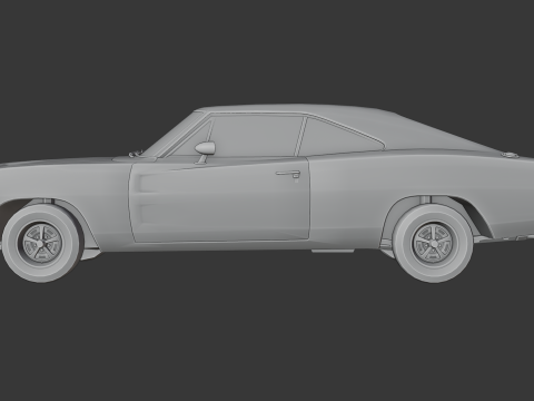 Dodge Charger RT Modello di stampa 3D