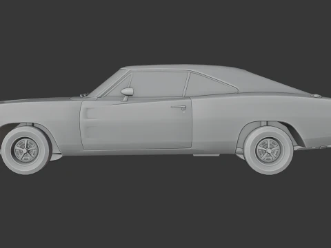 Dodge Charger RT 3D Print Model