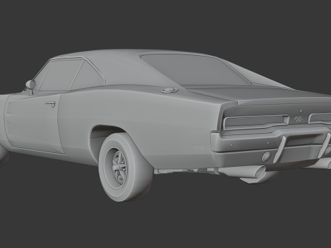 Dodge Charger RT Modello di stampa 3D