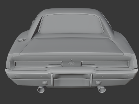 Dodge Charger RT Modello di stampa 3D