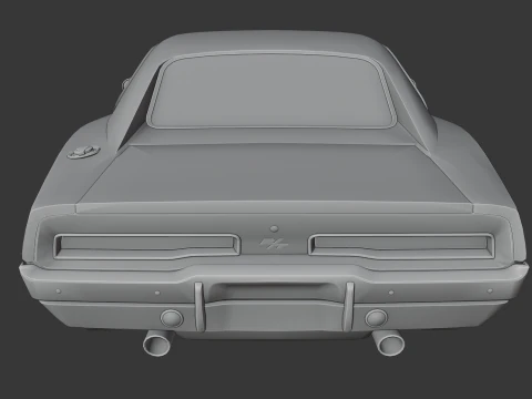 Dodge Charger RT 3D Print Model