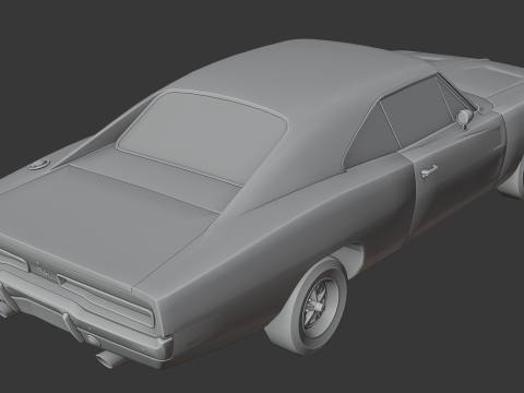Dodge Charger RT Modello di stampa 3D
