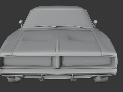 Dodge Charger RT Modello di stampa 3D