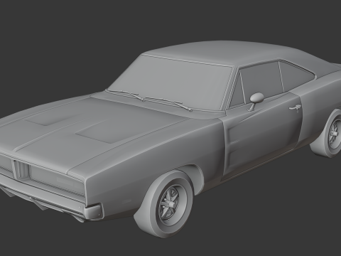Dodge Charger RT Modello di stampa 3D