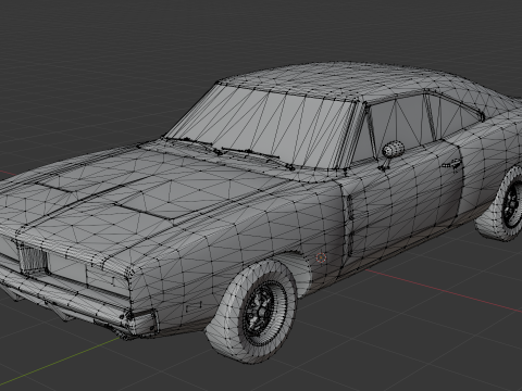 Dodge Charger RT Modello di stampa 3D