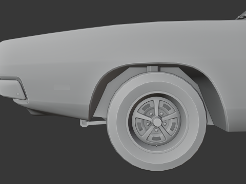 Dodge Charger RT Modello di stampa 3D