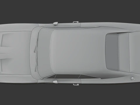 Dodge Charger RT 3D Print Model