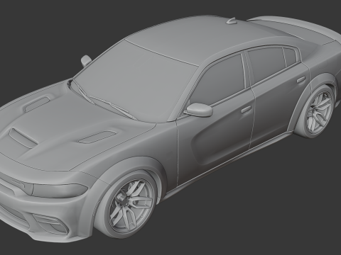 Dodge Charger SRT Hellcat Redeye 3D Принт Модель