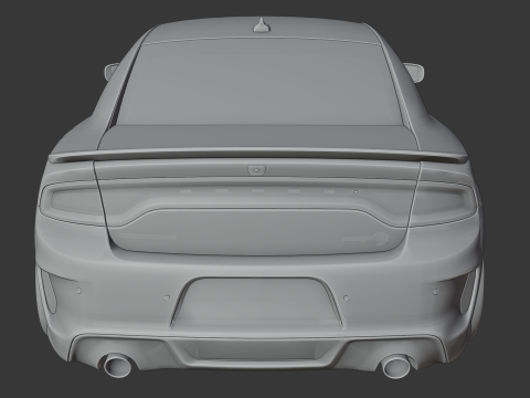 Dodge Charger SRT Hellcat Redeye 3D Baskı Modeli