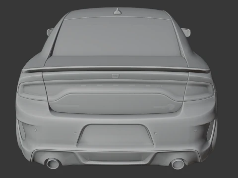 Dodge Charger SRT Hellcat Redeye 3D Print Model