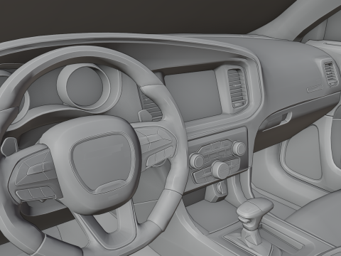 Dodge Charger SRT Hellcat Redeye 3D Baskı Modeli