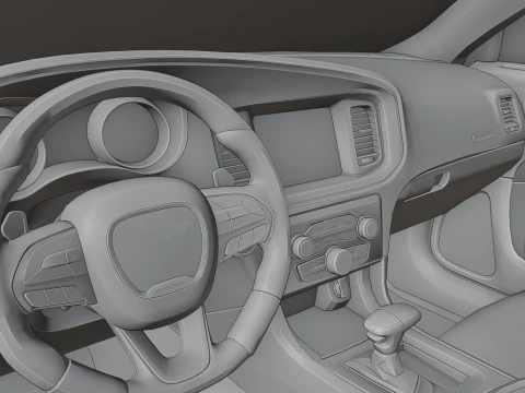 Dodge Charger SRT Hellcat Redeye 3D Print Model