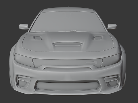 Dodge Charger SRT Hellcat Redeye 3D Baskı Modeli