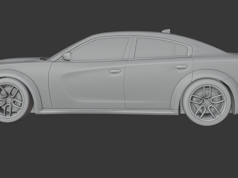 Dodge Charger SRT Hellcat Redeye 3D Baskı Modeli