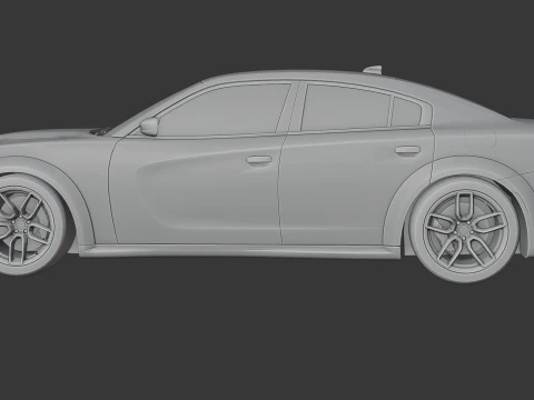 Dodge Charger SRT Hellcat Redeye 3D Print Model