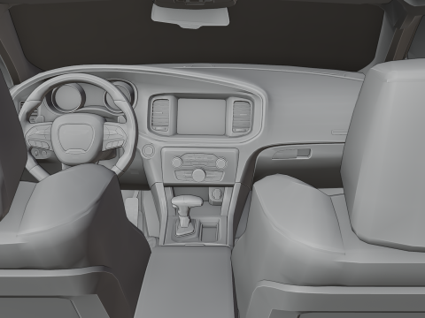 Dodge Charger SRT Hellcat Redeye 3D Baskı Modeli