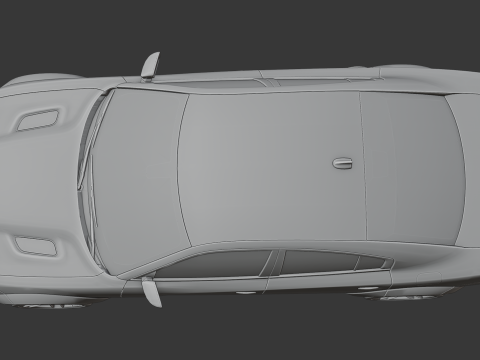 Dodge Charger SRT Hellcat Redeye 3D Baskı Modeli