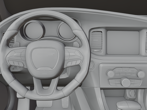 Dodge Charger SRT Hellcat Redeye 3D Baskı Modeli