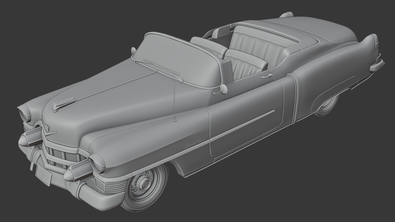 CadillacEldorado1953 Modello di stampa 3D .c4d .max .obj .3ds .fbx .stl .blend