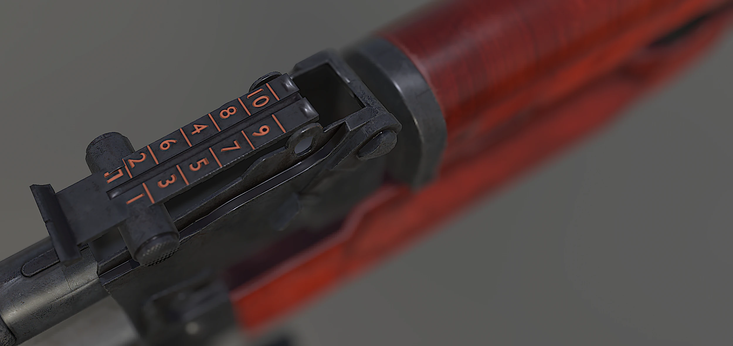 AKM Assault Rifle Game Ready Lowpoly PBR FBX OBJ BLEND Low-poly 3D Model .c4d .max .obj .3ds .fbx .stl .blend 