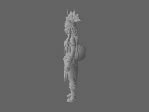 Mystical Tribal Goblin Shaman World of Style Modelo 3D