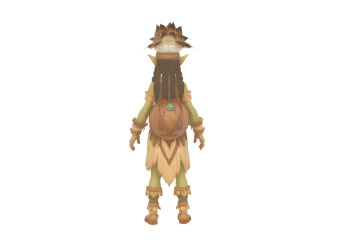 Mystical Tribal Goblin Shaman World of Style Modelo 3D