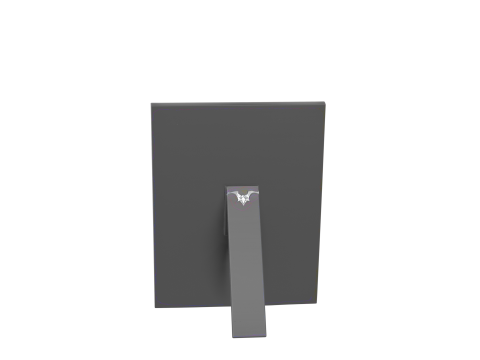 Intricate 3D Picture Frame with Bat Corner Accents 3D Model