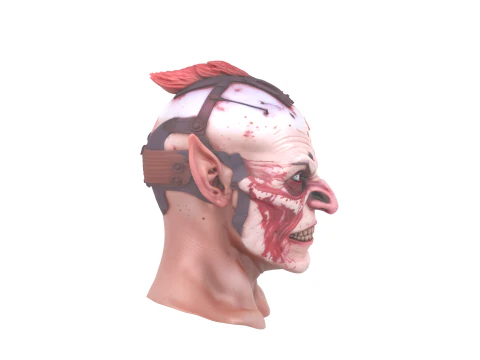 Goblin Mask Detailed Character Design 3D Model