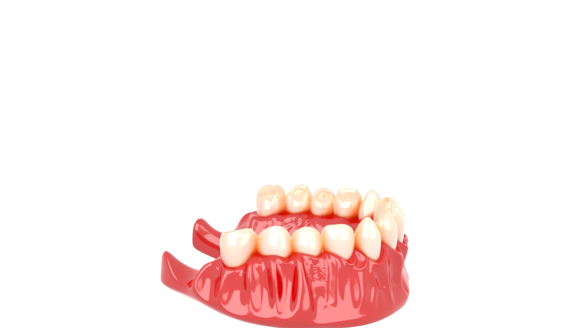 3D Intricate Vampire Fang Model with Glossy Resin Material and Blood Effects 3D Model .c4d .max .obj .3ds .fbx .stl .blend 